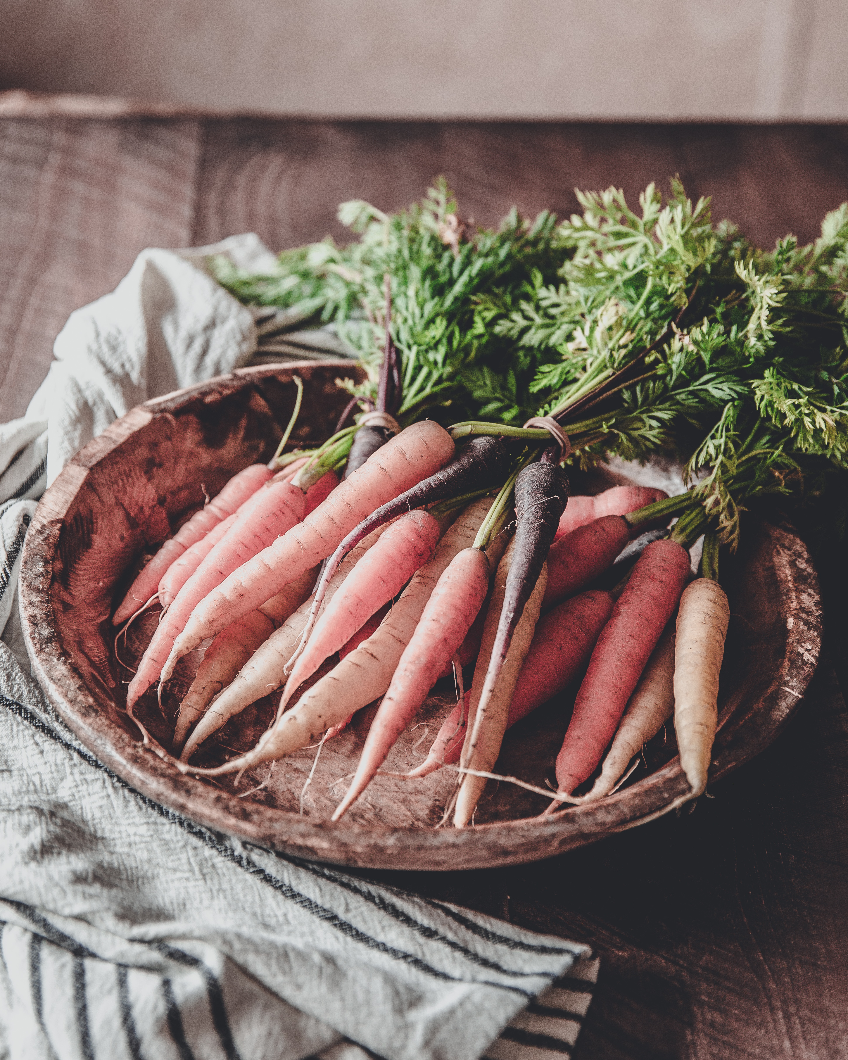 Roasted Rainbow Carrots (with carrot puree instructions) This Gal Cooks