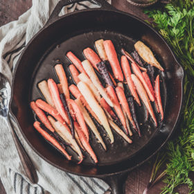Roasted Rainbow Carrots | This Gal Cooks
