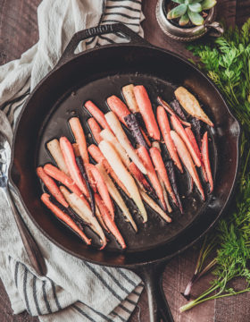 Roasted Rainbow Carrots | This Gal Cooks