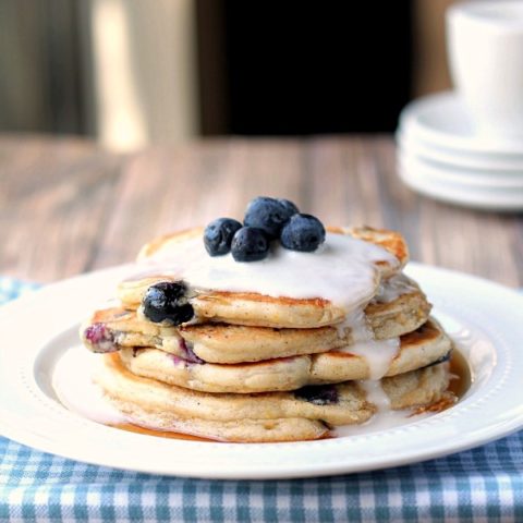 Blueberry Coconut Pancakes