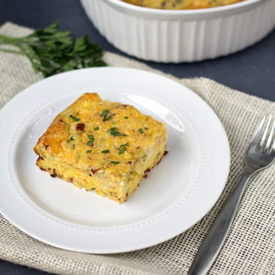 Breakfast Egg Bake Casserole - This Gal Cooks
