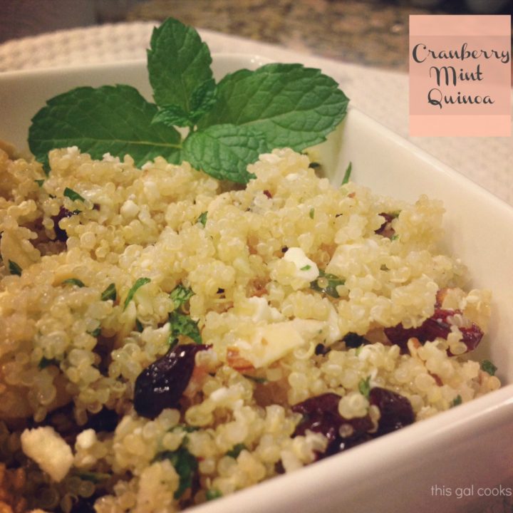 Cranberry Mint Quinoa