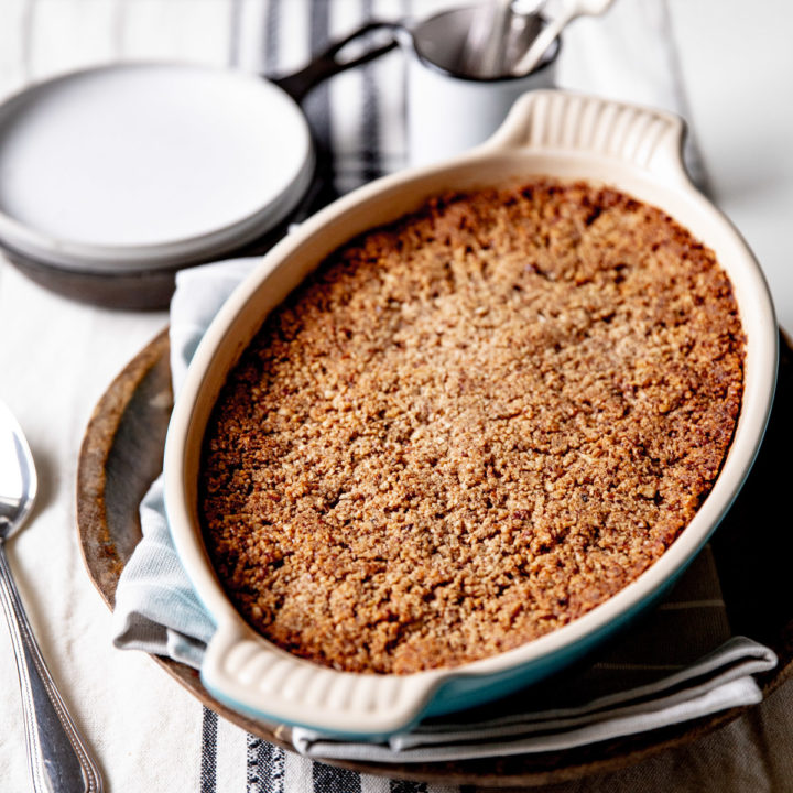 Sweet Potato Casserole with Pecan Streusel