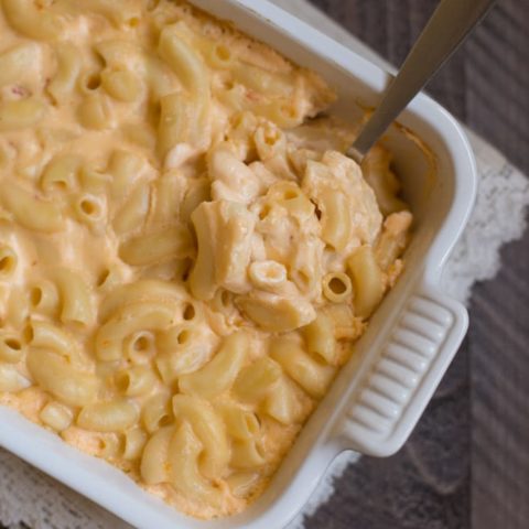 Baked Four Cheese Macaroni and Cheese