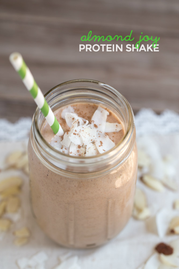 Almond Joy Protein Shake (dairy free, vegan) This Gal Cooks
