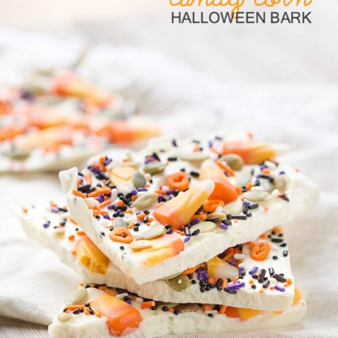 Candy Corn White Chocolate Halloween Bark