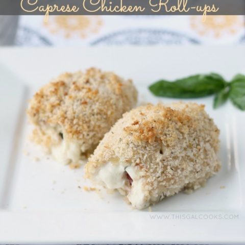 Caprese Chicken Roll-ups