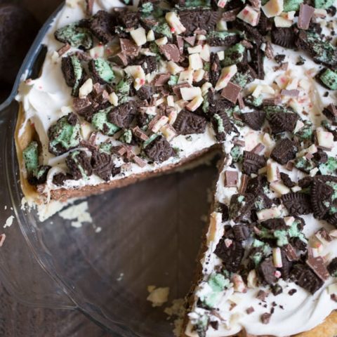 Mint Chocolate Pudding Pie