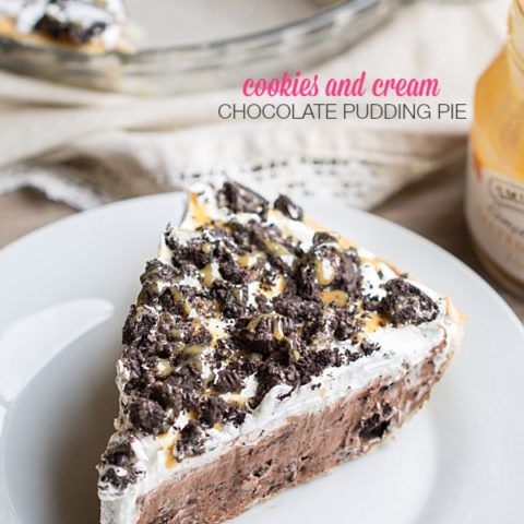 Cookies and Cream Chocolate Pudding Pie