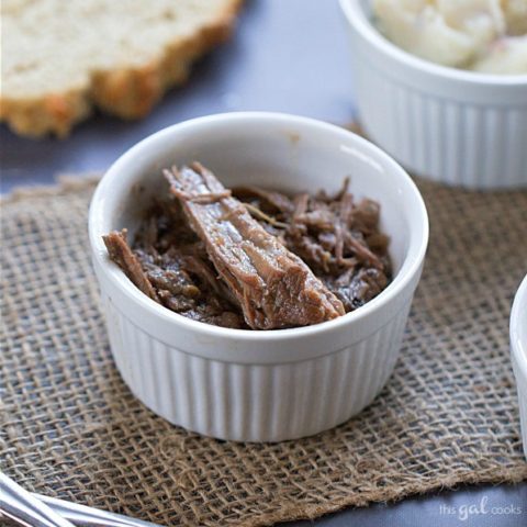 Super Simple Crockpot Roast Beef