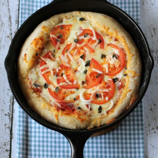 Deep Dish Beer Crust Pizza This Gal Cooks