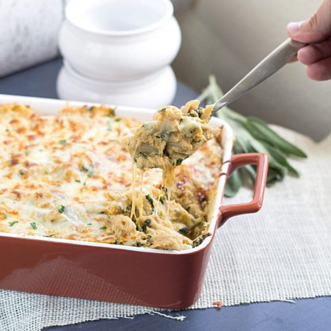 Four Cheese Pumpkin Pasta Bake