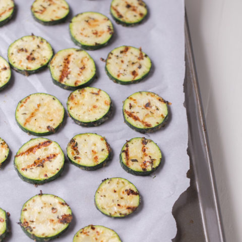 Garlic Parmesan Herb Zucchini