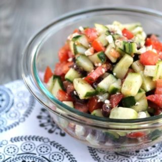 Recipe: Greek Cucumber & Tomato Salad