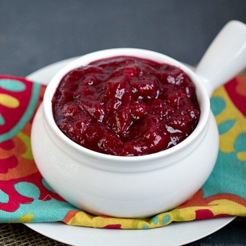 Homemade Cranberry Sauce