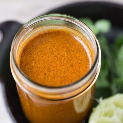 Homemade Enchilada Sauce (gluten free + vegan)