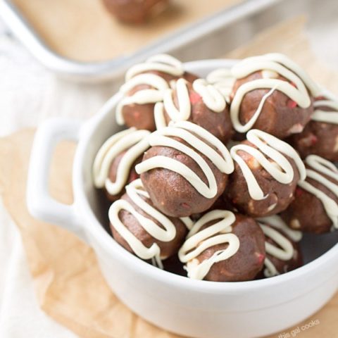 Mint Chocolate Mocha Cookie Dough Bites