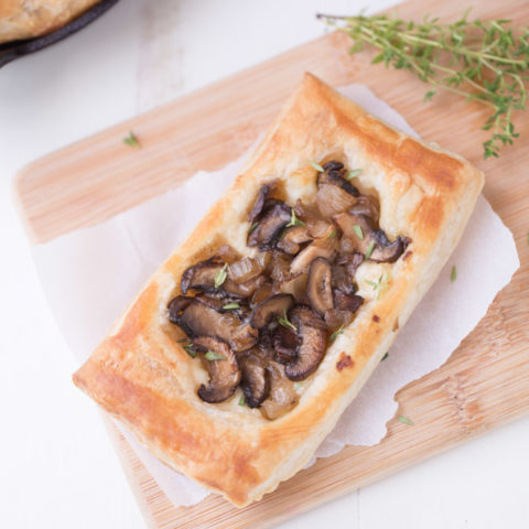 Mushroom Brie Pastries