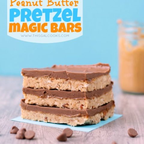 Recipe: No Bake Peanut Butter Pretzel Magic Bars