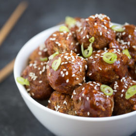 Spicy Asian Vegan Meatballs - This Gal Cooks