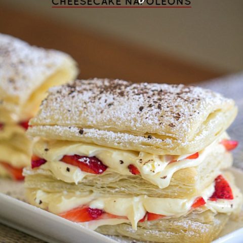 Strawberry Cheesecake Napoleon