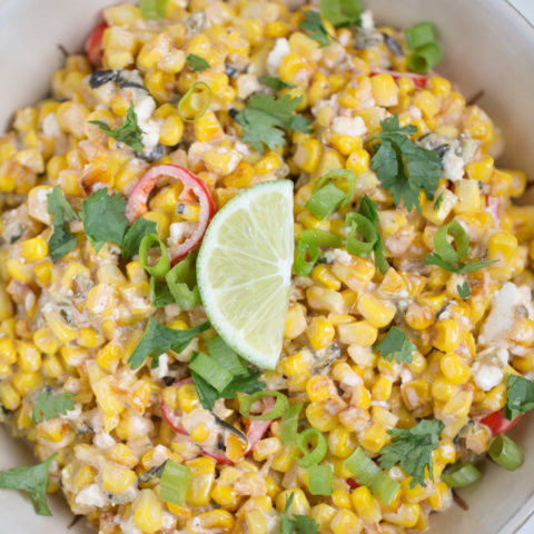 Street Corn Salad (vegetarian + vegan option)