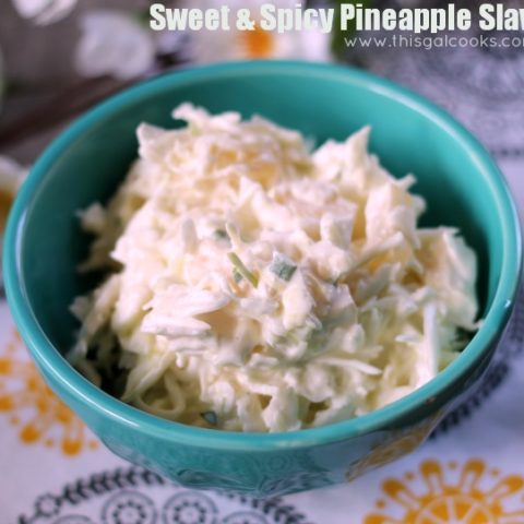 Recipe: Sweet & Spicy Pineapple Slaw