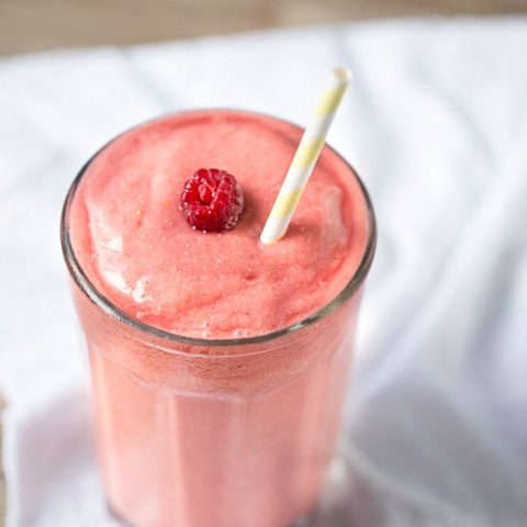 Tropical Raspberry Coconut Smoothie