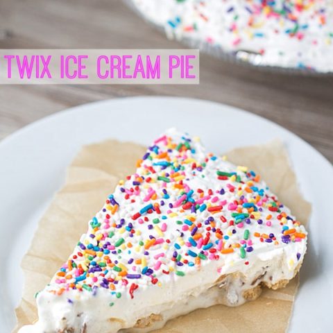 Twix Ice Cream Pie
