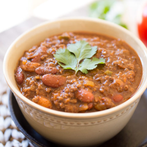 Beef Chili with Masa Harina