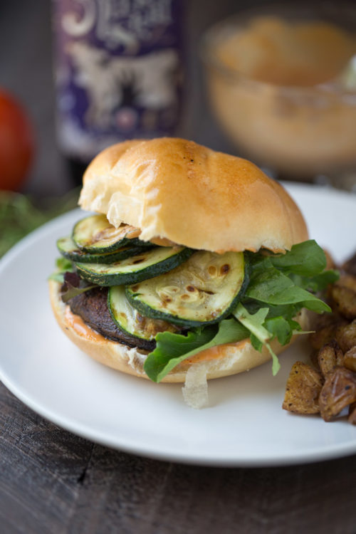 Blackened Portobello Burger (dairy free + vegetarian) This Gal Cooks