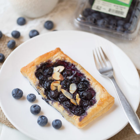 Blueberry Brie Pastry Tarts