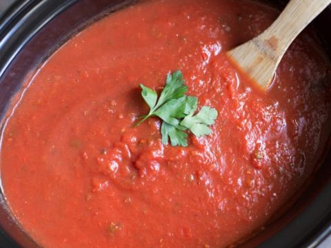 Slow Cooker Spaghetti Sauce This Gal Cooks