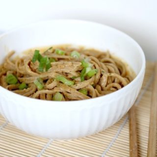Recipe: Thai Peanut Sauce with Whole Wheat Noodles