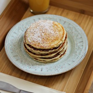 White Chocolate Pancakes