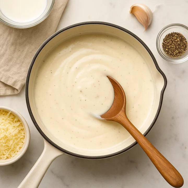 Homemade Alfredo Sauce (Southern Style)