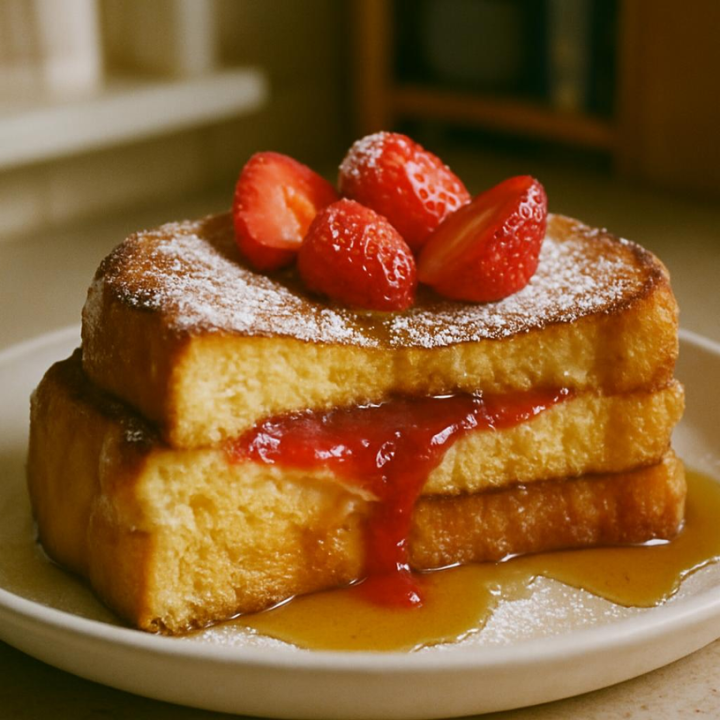 Cream Cheese & Jelly Stuffed French Toast Recipe