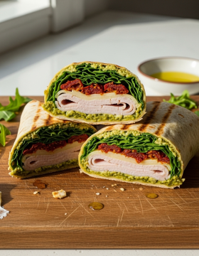 Turkey Pesto Wraps Recipe