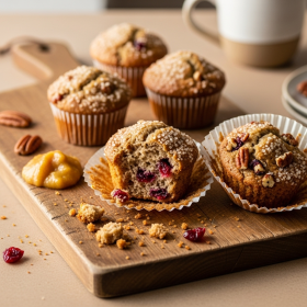 Quinoa Cranberry Muffins Recipe