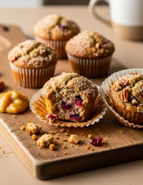 Quinoa Cranberry Muffins Recipe