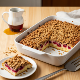 Cranberry Baked Buttermilk Pancakes Recipe