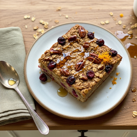 Baked Cranberry Oatmeal Recipe