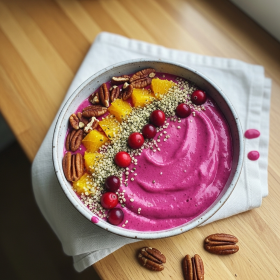 Cranberry Smoothie Bowl Recipe