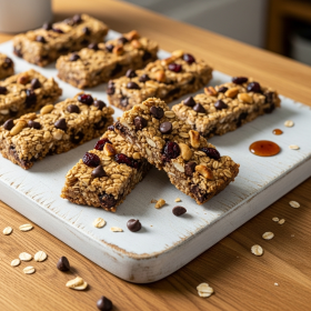 Chocolate Chip Craisin Granola Bars Recipe