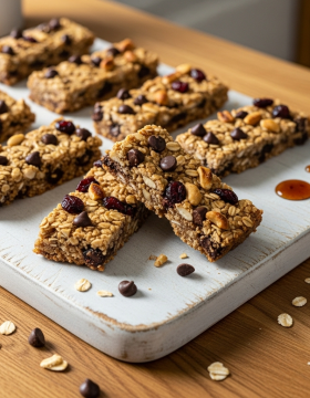Chocolate Chip Craisin Granola Bars Recipe