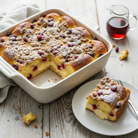 Cranberry Orange French Toast Casserole Recipe