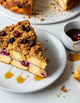 Coconut Cranberry French Toast Bake Recipe