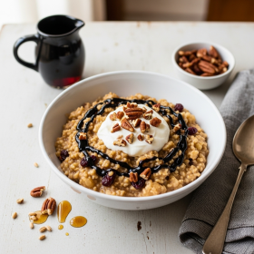 Apple Cranberry Einkorn Porridge Recipe