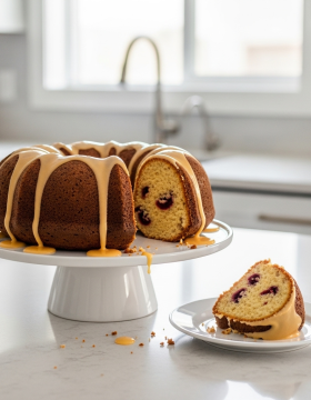 Sour Cream Cranberry Pound Cake Recipe