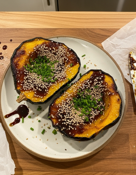 Roasted Acorn Squash Recipe